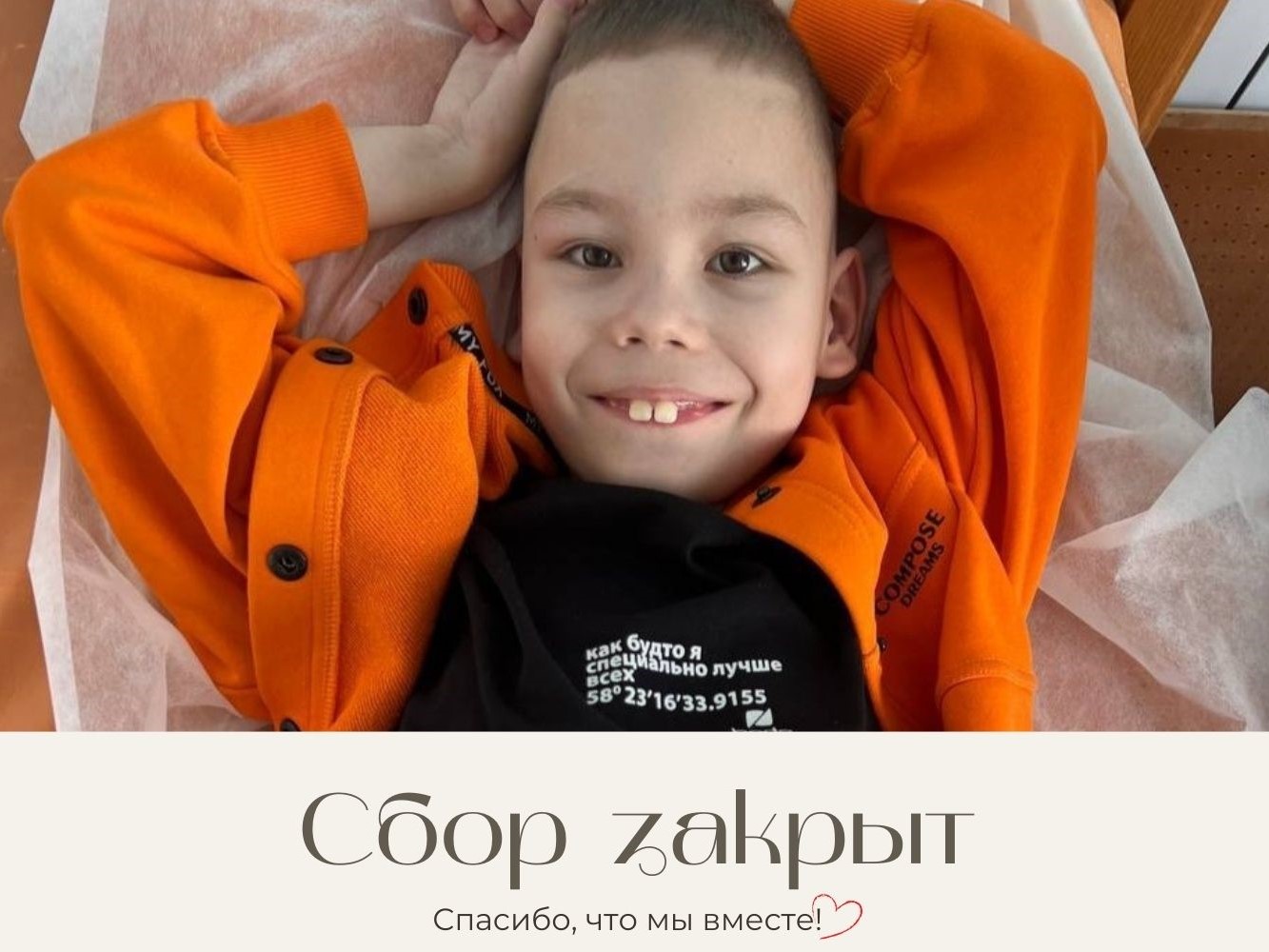 Сбор на слуховой аппарат для Карима закрыт!