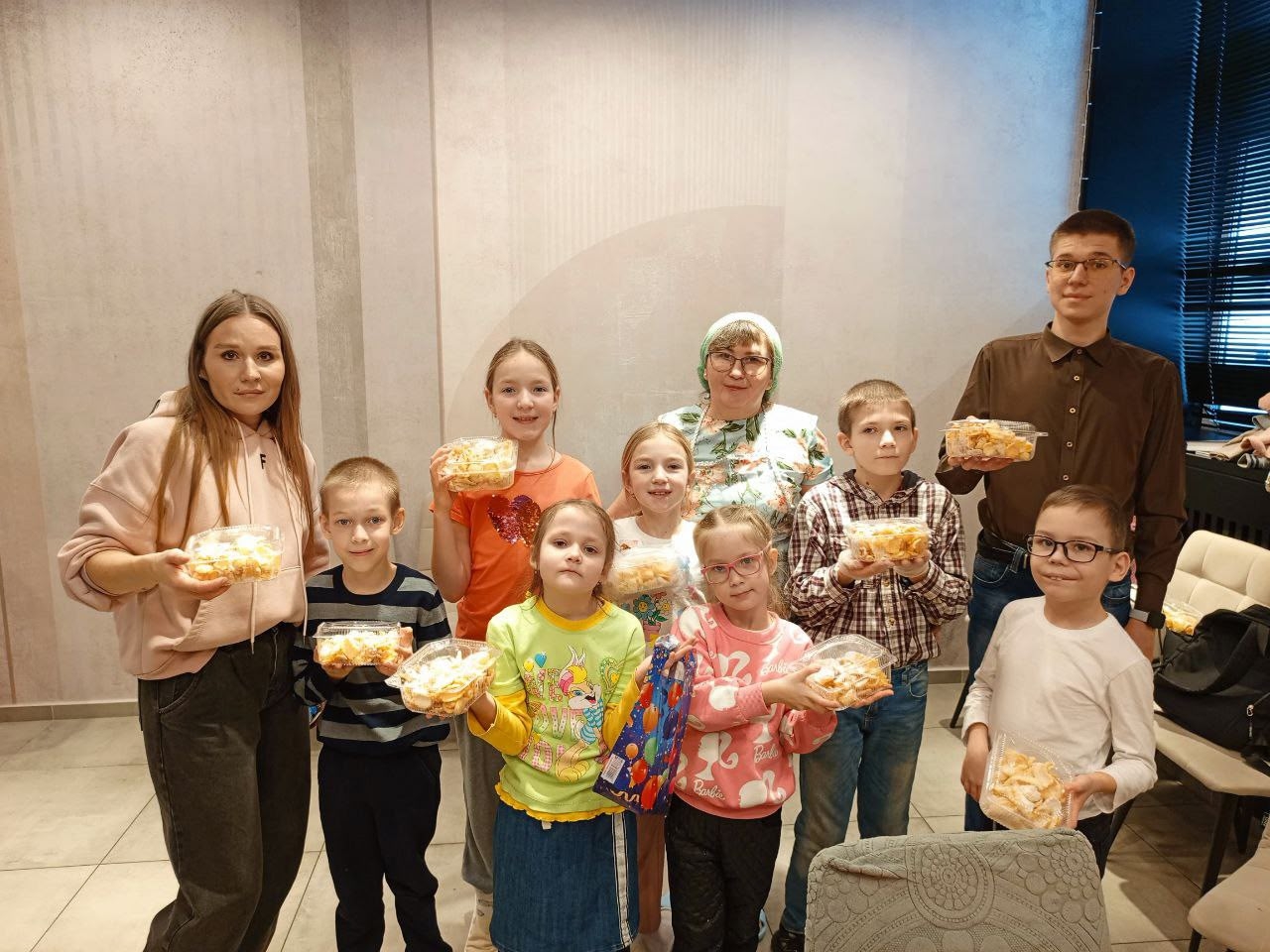 Кулинарный мастер-класс для подопечных фонда